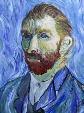 studio su autoritratto di Van Gogh